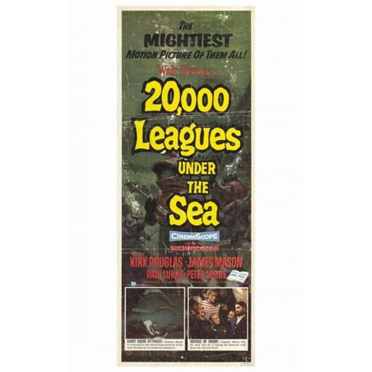 20,000 Leagues Under the Sea Movie Poster - 11x17 size