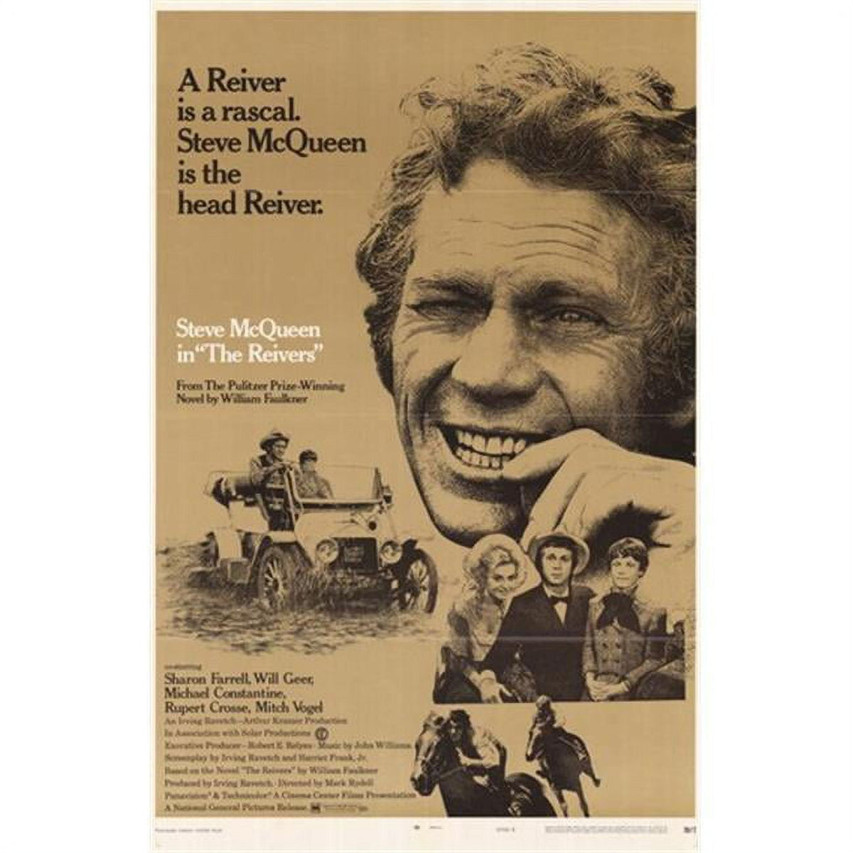 The Reivers movie poster print 11x17