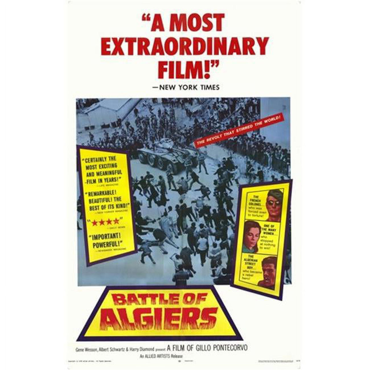 Battle of Algiers Movie Poster 11x17 - Classic Film Art