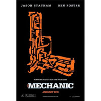 The Mechanic Movie Poster Print featuring action imagery, 27x40 size.