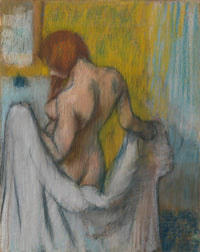 Woman with a Towel fine art print by Edgar Degas, 1894