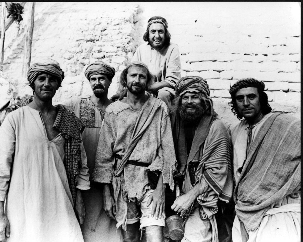 Monty Python Life Of Brian photo print featuring John Cleese and cast