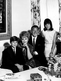 Lucille Ball family photo print featuring Gary Morton