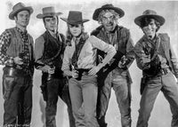 Cat Ballou Group Photo Print featuring iconic western characters.