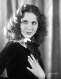 Mary Brian elegant portrait photo print featuring black sleeves.