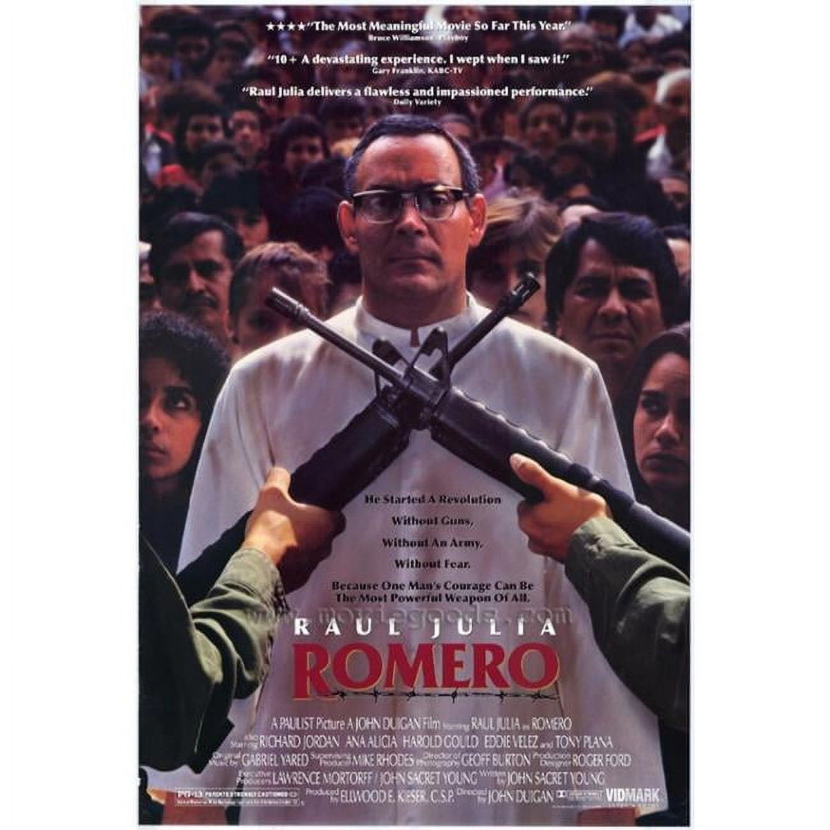 Romero Movie Poster Print showcasing iconic film visuals in 27x40 size.