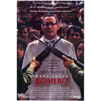 Romero Movie Poster Print showcasing iconic film visuals in 27x40 size.
