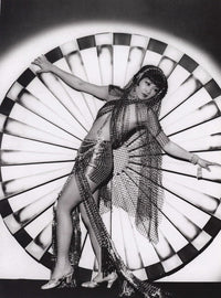 Anna May Wong Wheel Photo Print - Vintage Cinema Art