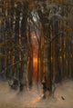 Sunset Through The Trees art print by Julius Sergius Klever