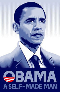 Barack Obama A Self Made Man Campaign Poster 11x17