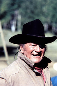 True Grit John Wayne 1969 photo print, classic Western film art.