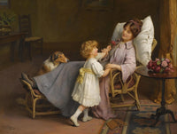 Well on the Mend Fine Art Print by Arthur John Elsley, available in multiple sizes.