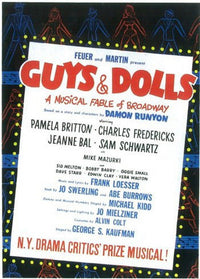 Guys and Dolls Broadway Movie Poster 11x17 print.