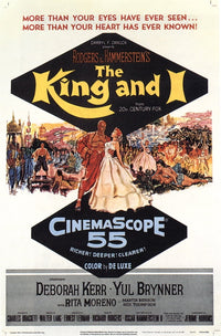 The King and I Movie Poster Masterprint showcasing iconic imagery from the classic musical.