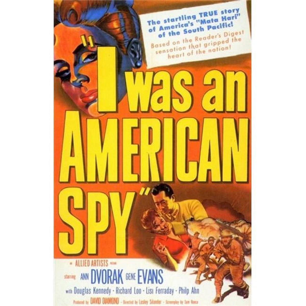 I Was an American Spy movie poster in 11x17 size
