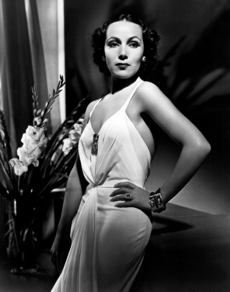 Dolores Del Rio Portrait Poster Print - Elegant Artwork