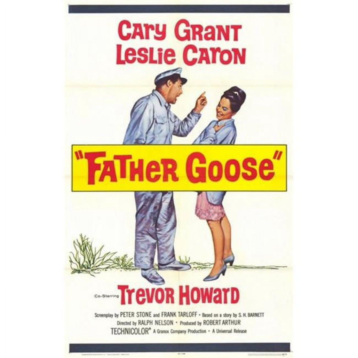 Father Goose Movie Poster 11x17 print capturing classic cinema charm.