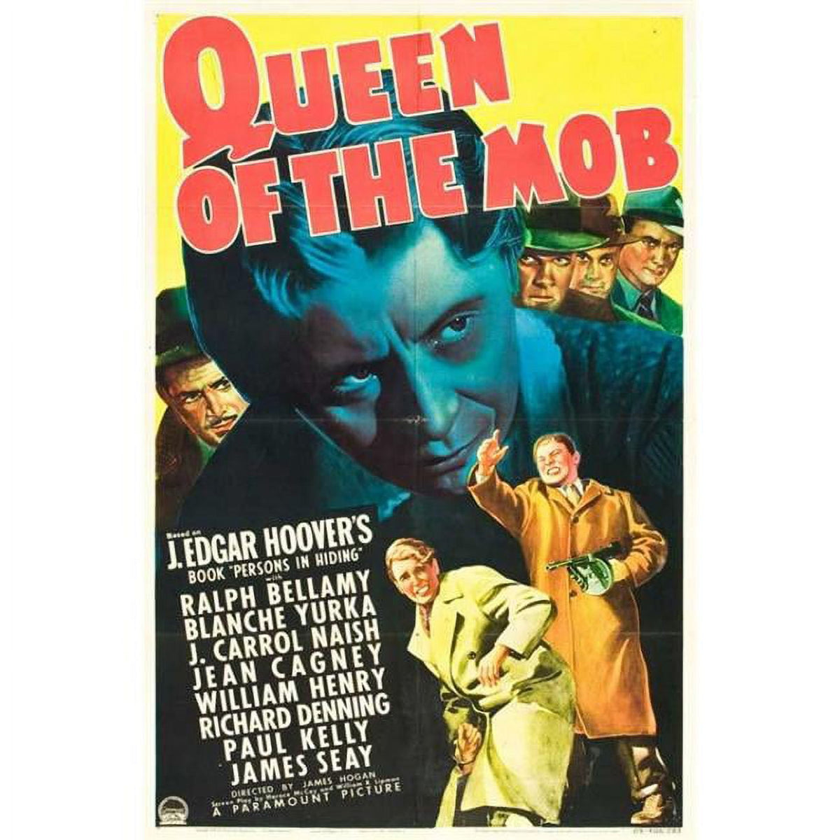 Queen of the Mob Movie Poster Print 27x40