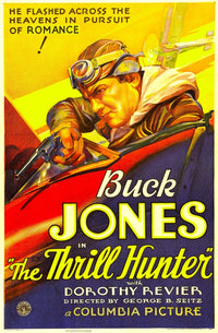 The Thrill Hunter movie masterprint poster featuring Buck Jones, 1933