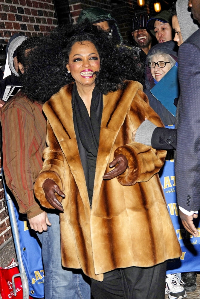 Diana Ross Late Show appearance photo print by Ray Tamarra from January 16, 2007.
