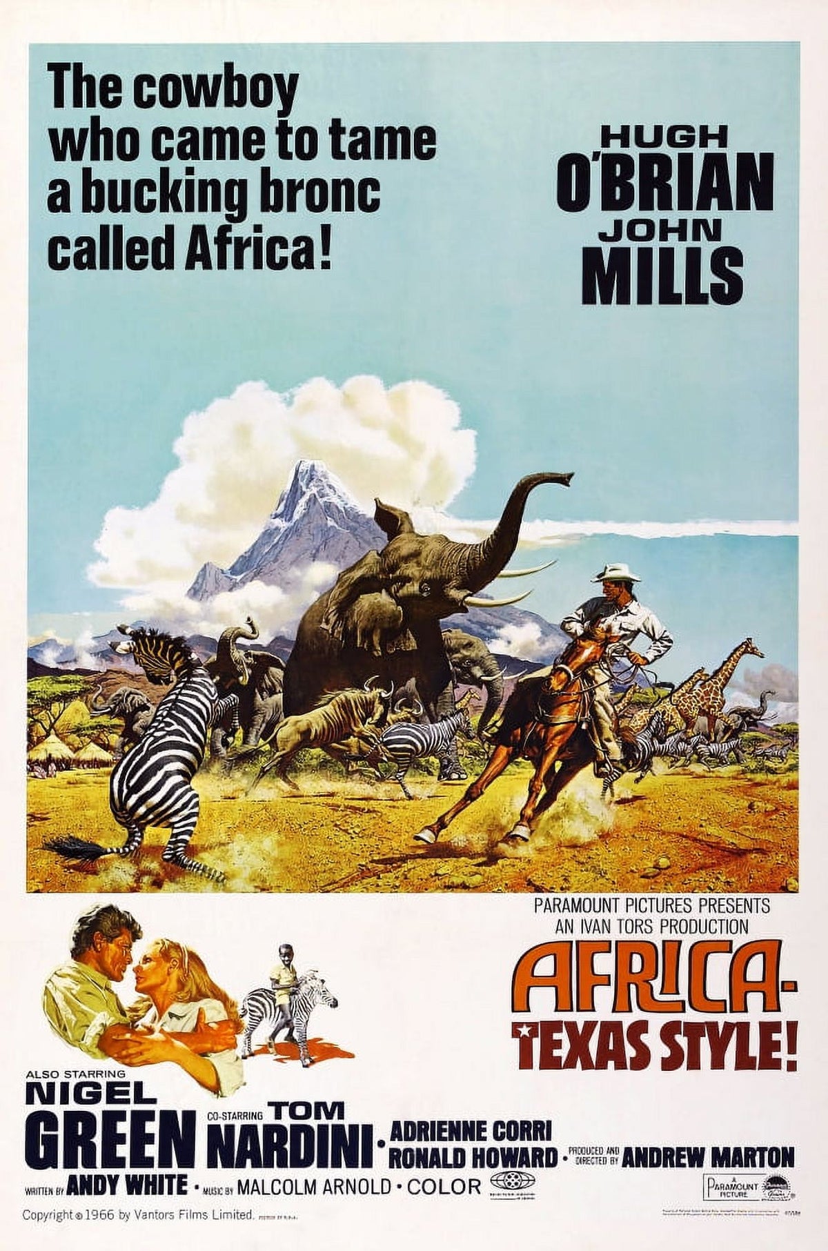 Africa-Texas Style Movie Masterprint Poster 1967