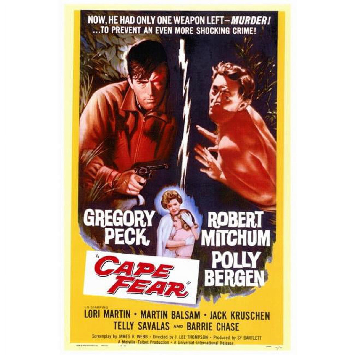 Cape Fear Movie Poster Print - Iconic Thriller Art
