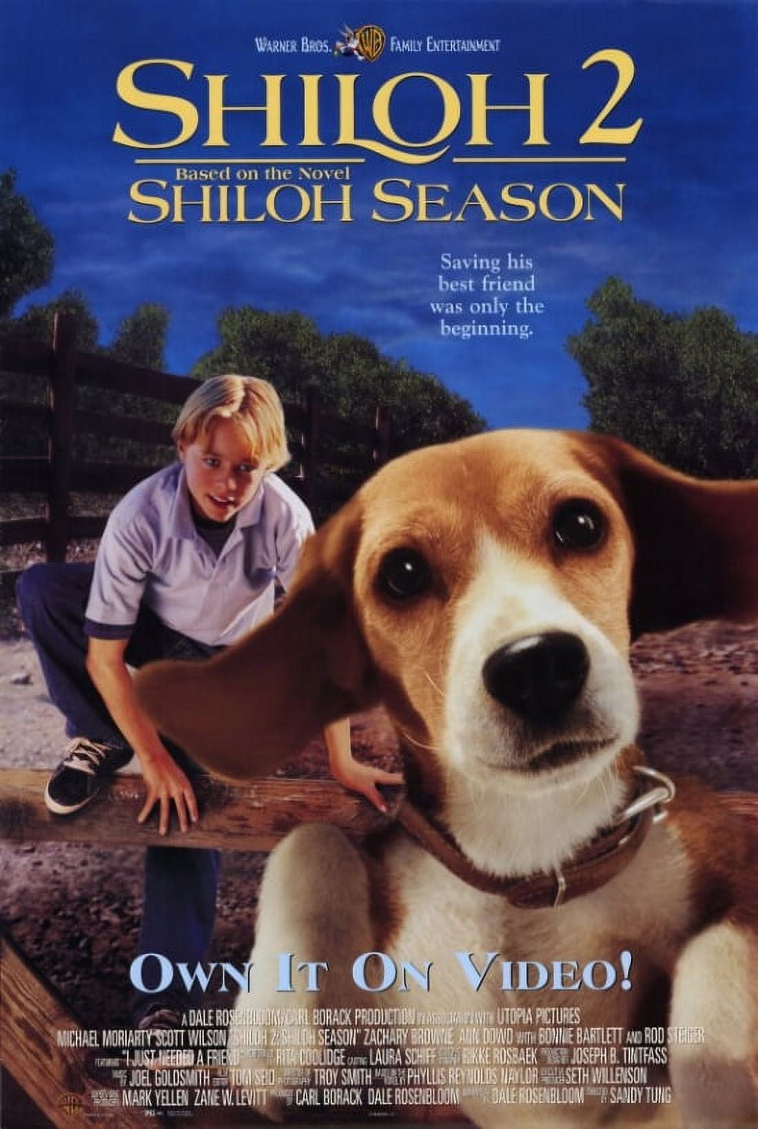 Shiloh Season Movie Poster in 11x17 size, featuring vibrant colors and family-friendly themes.