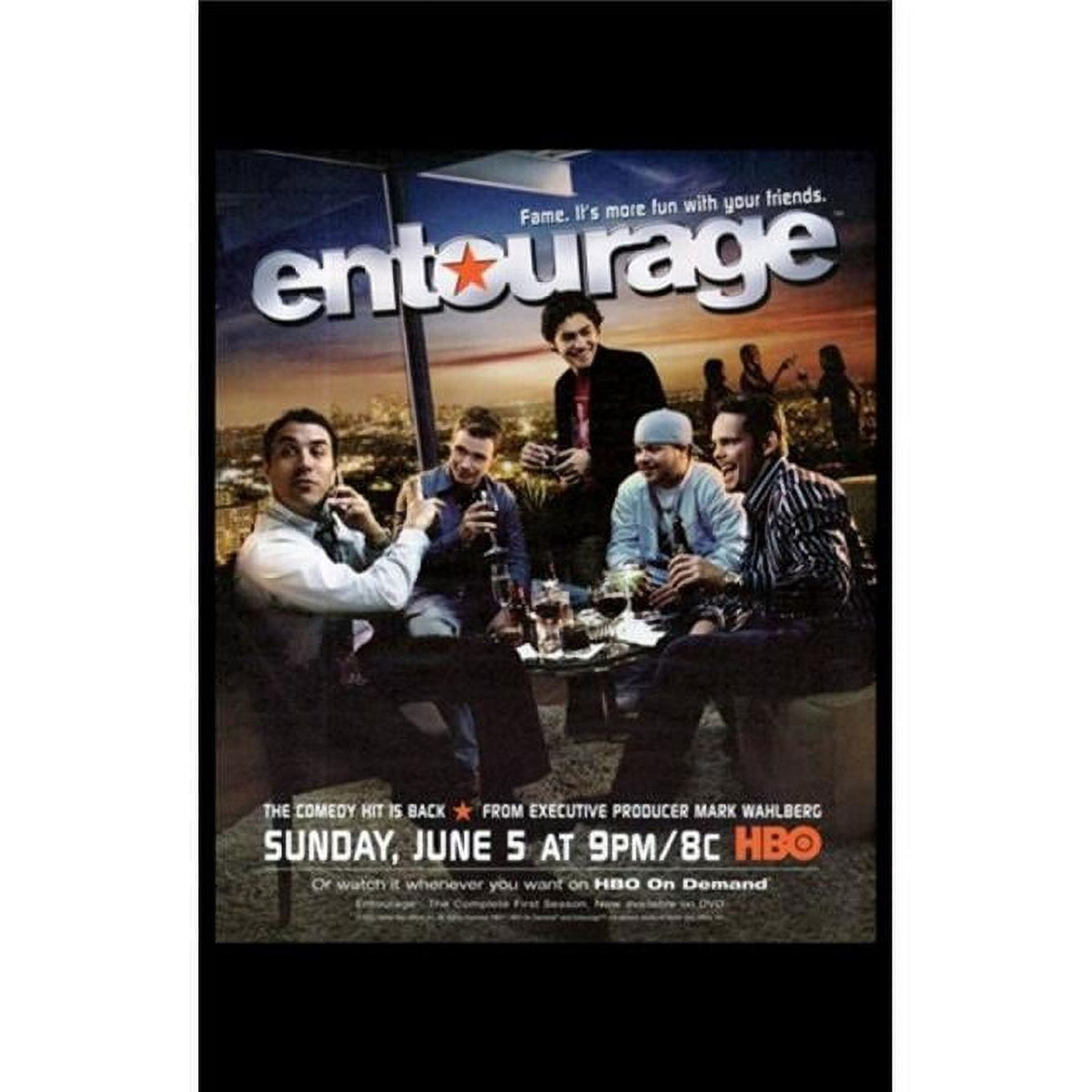 Entourage Style A Movie Poster 11x17 print showcasing Hollywood friendship and ambition.