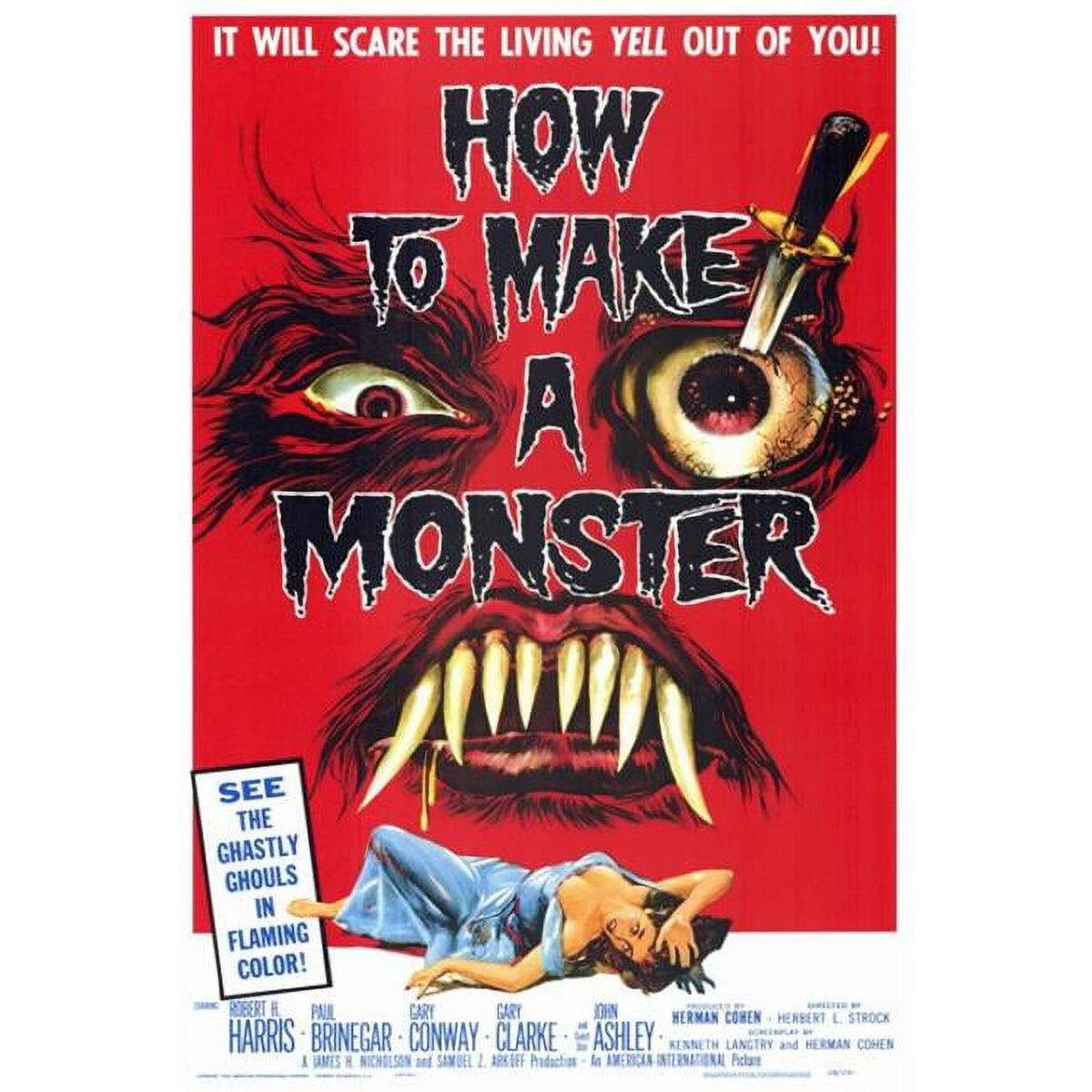 How to Make a Monster Movie Poster Print 27x40