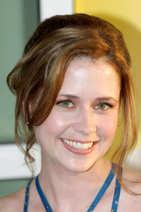 Jenna Fischer at The 40 Year-Old Virgin premiere photo print.