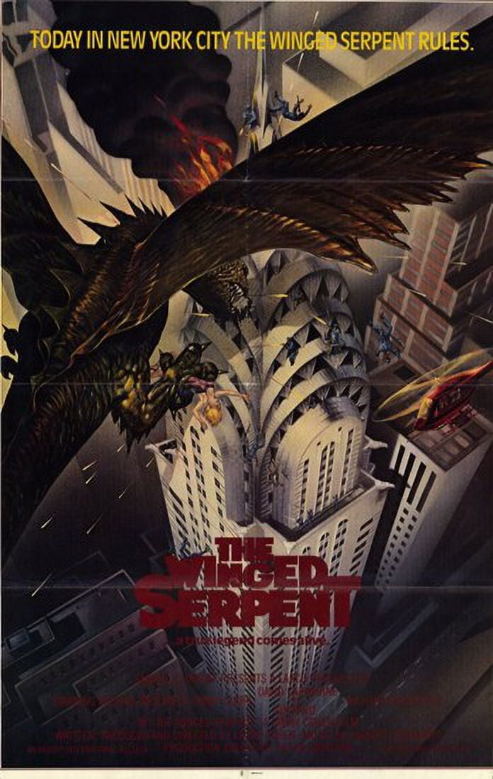 Q (The Winged Serpent) Movie Poster 11x17 - Cult classic film art