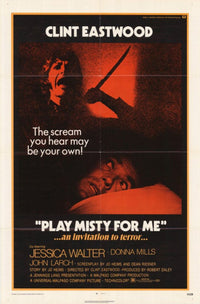 Play Misty for Me movie poster in 11x17 size, vibrant colors and classic design