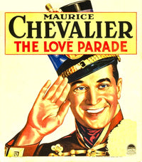 The Love Parade Movie Poster featuring Maurice Chevalier - 1929