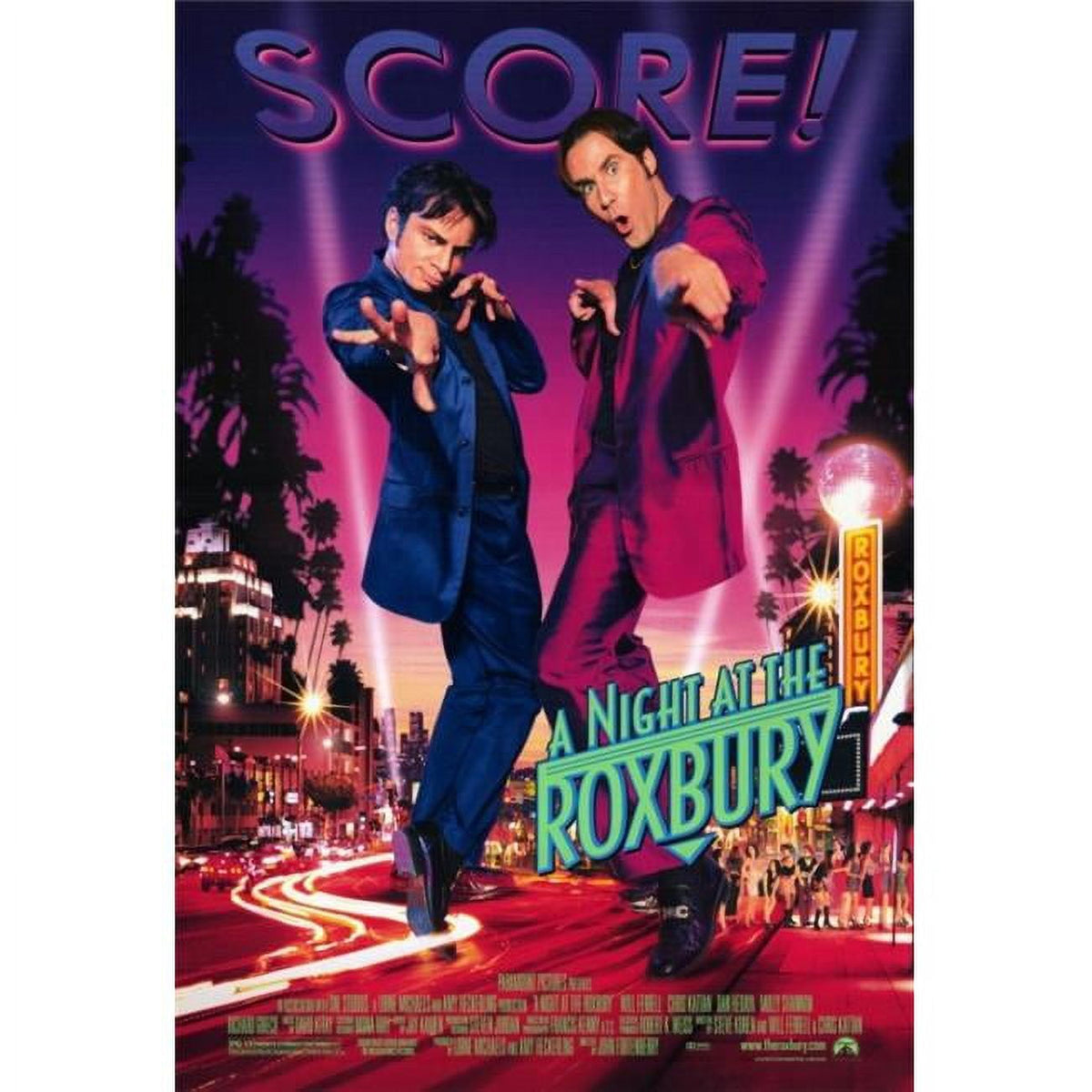 A Night at the Roxbury movie poster 11x17 print featuring the iconic comedy duo.