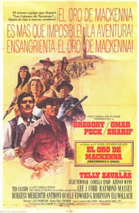Mackenna's Gold Movie Poster in 11x17 size showcasing classic film imagery.