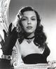 Classic portrait photo print of Ann Miller wearing a choker