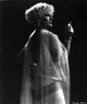 Photo print of Glenn Close in a sheer dress, showcasing elegance.