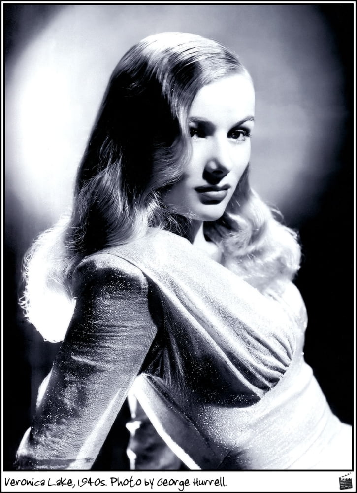 Veronica Lake vintage photo print by George Hurrell from 1940.