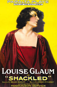 Shackled Movie Masterprint Poster Print featuring Louise Glaum 1918.