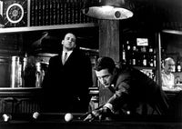 The Hustler movie photo print featuring George C. Scott and Paul Newman from the 1961 film.