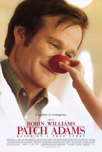 Patch Adams Movie Poster Print 27x40 featuring humor and joy