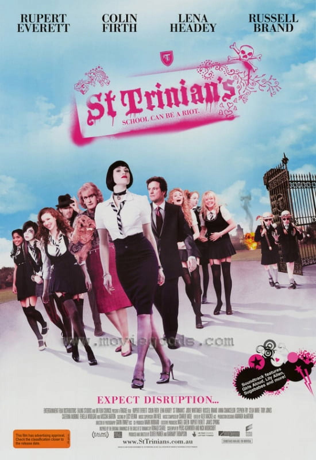 St. Trinian's movie poster print in 11 x 17 size.