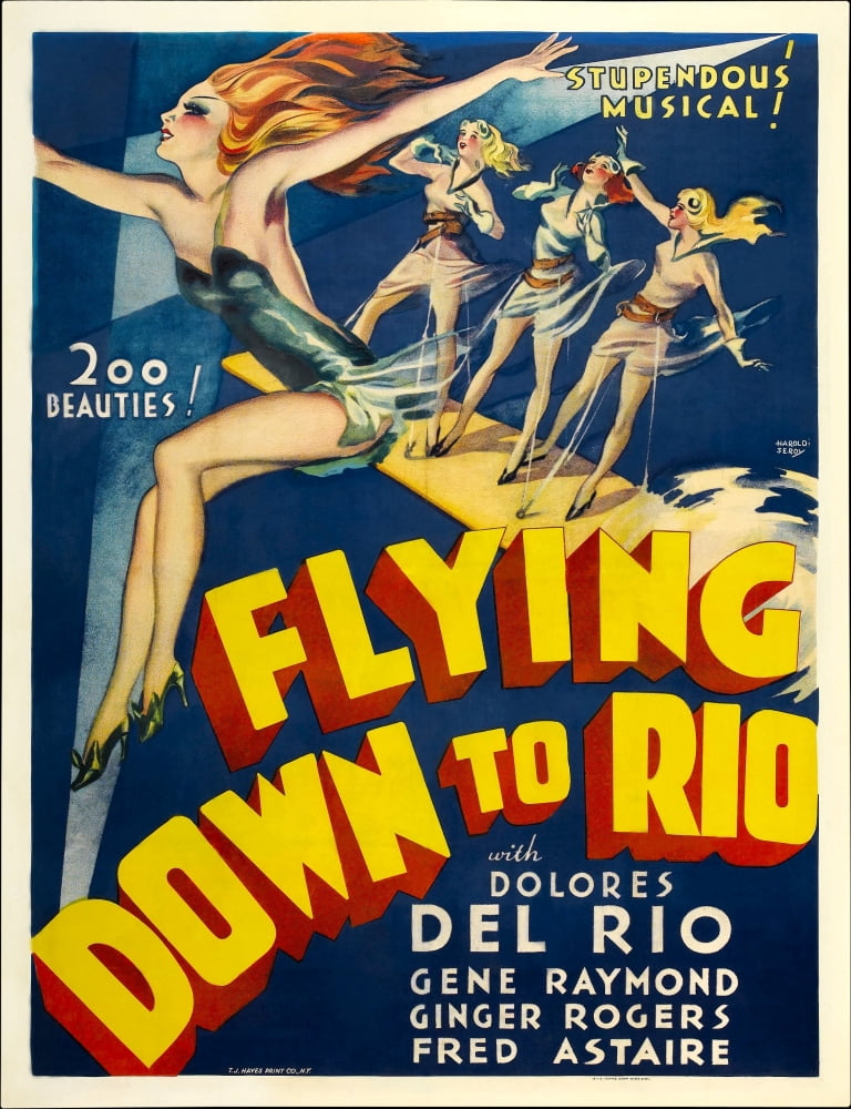 Flying Down to Rio 1933 Movie Masterprint Poster Print 11x17