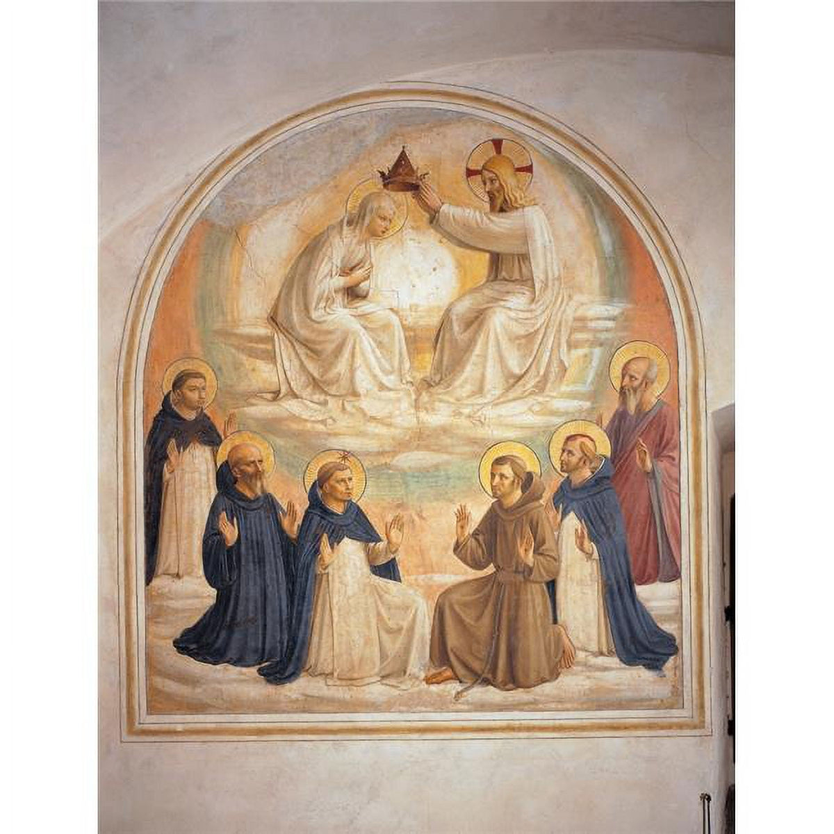 'The Coronation of The Virgin' Poster Print - 18 x 24 inches