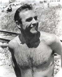 Sean Connery shirtless classic Hollywood photo print