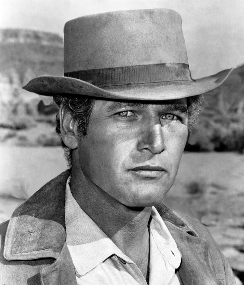 Butch Cassidy and the Sundance Kid 1969 film still photo print featuring Paul Newman.