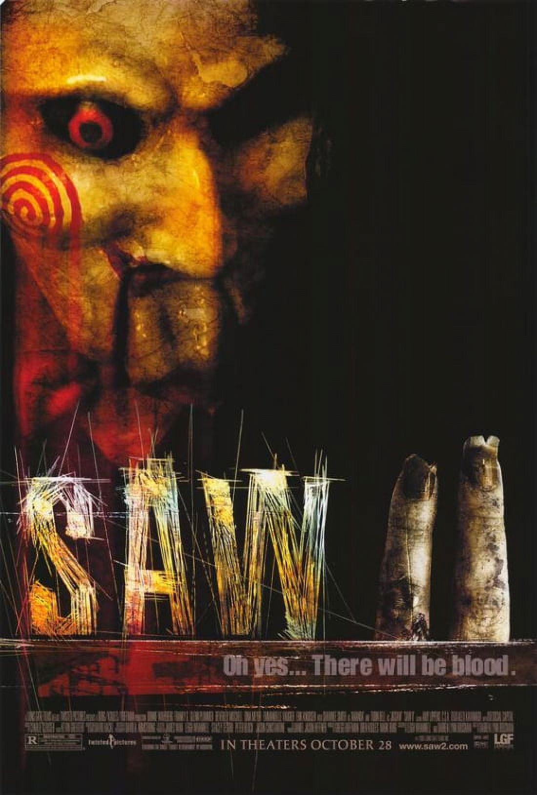 Saw 2 Movie Poster Print 27x40 - Horror Film Art