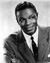 Nat King Cole smiling photo print showcasing the iconic music legend.