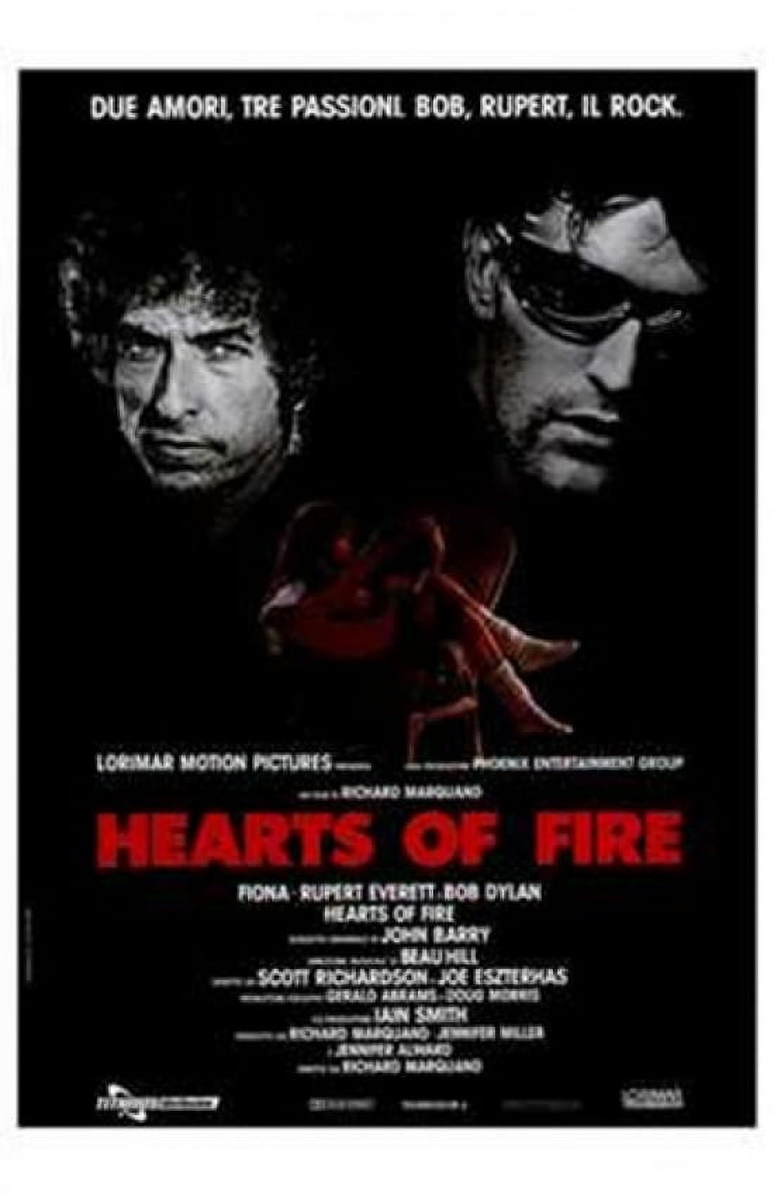 Hearts of Fire Movie Poster 11x17 print for movie lovers.