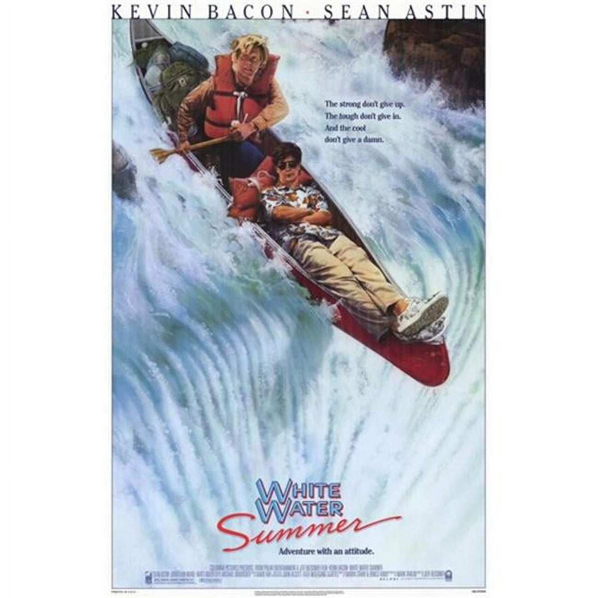 White Water Summer Movie Poster 11x17 showcasing adventure and excitement.